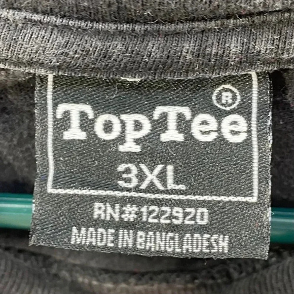 Vintage Top Tee Thick Collar Hip Hop Y2K T-Shirt NYC - Picture 2 of 2